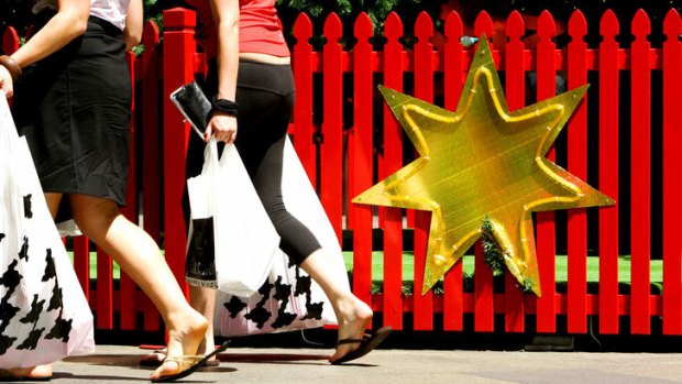 Half of retailers' annual sales come during the Christmas period.