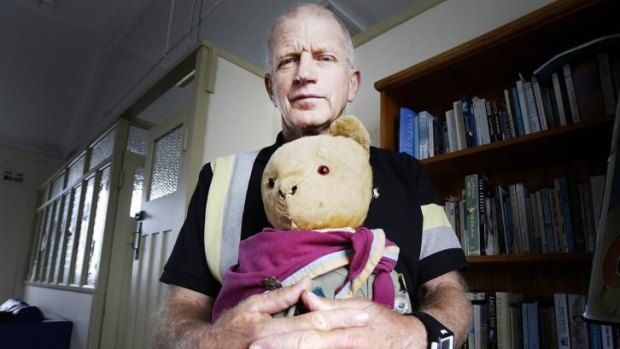 Bear necessity: Author Roland Fishman with his beloved teddy bear Ted Fishman.