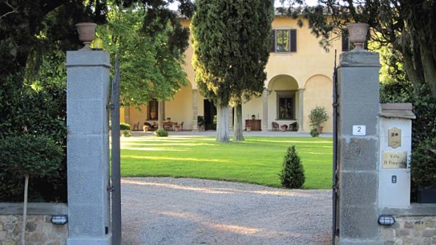 Magical ... the 400-year-old Villa il Poggiale, just outside Florence.