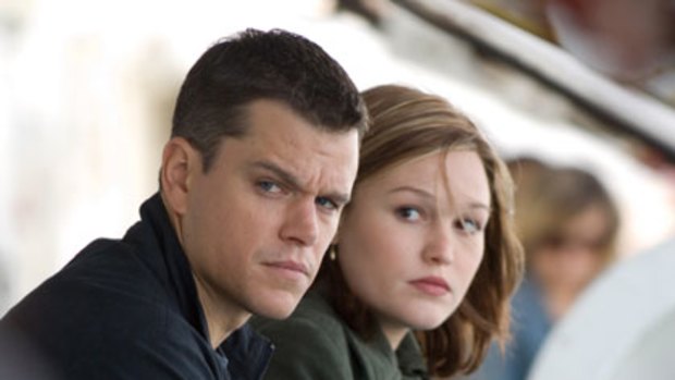 Matt Damon and Julia Stiles in The Bourne Ultimatum.