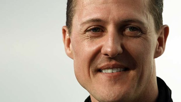 In critical condition: Formula one star Michael Schumacher, pictured in 2010.