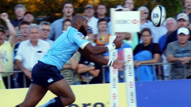 Back in the day: Nemani Nadolo during his time with the Waratahs.