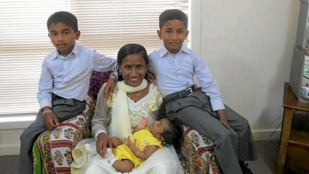 Ranjini, deemed security risks by ASIO, and her three children.