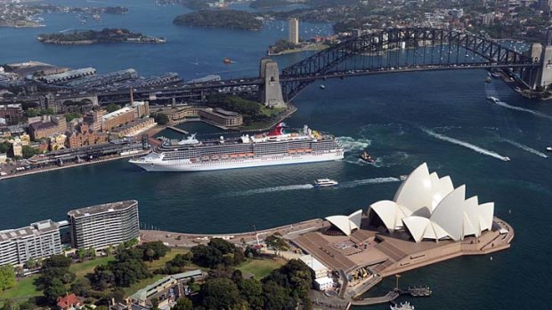 Carnival Spirit arrives in Sydney this morning.