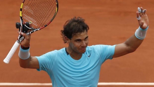 No sweat: Rafael Nadal.