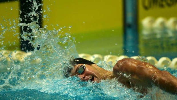 Making a splash: James Magnussen, Australia's swimmer of the year.