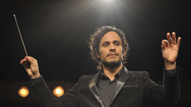 Gael García Bernal as Rodrigo in Netflix's <i>Mozart in the Jungle</i>.