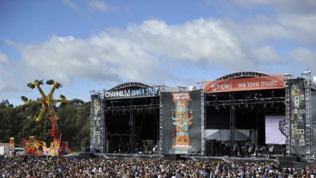 Scenes at Groovin The Moo Canberra.