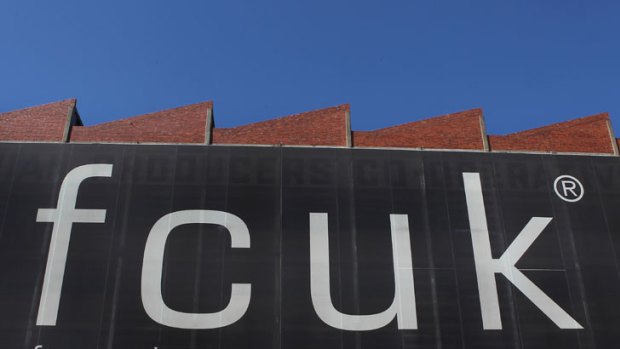 The French Connection UK billboard visible from the Tullamarine Freeway.