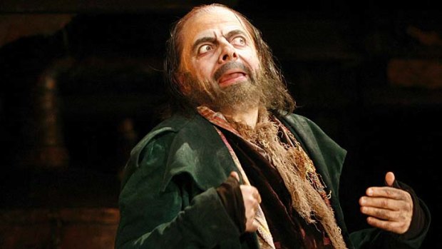 British actor Rowan Atkinson played the character of Fagin in a theatre production of Oliver in London in 2009.