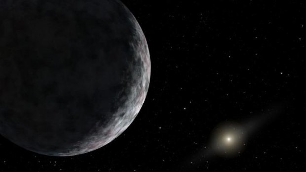 Far, far away: An artist's impression of a distant Kuiper Belt object.