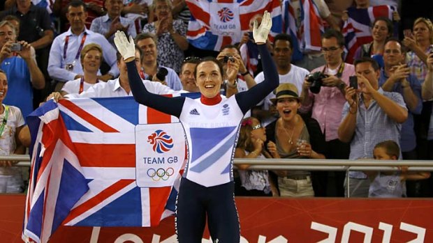Victoria Pendleton ... lauded by the home crowd.