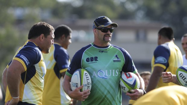 Tightening up: Brumbies defence coach Peter Ryan says the team can fix its defensive errors against the Highlanders.