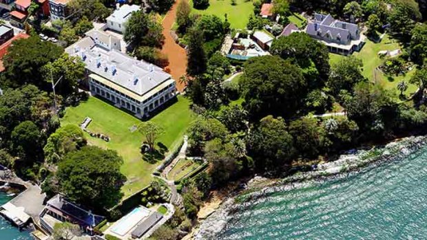 Prime real estate: The PM's current digs in Kirribilli.
