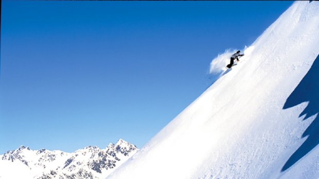 Enjoy, then repeat ... carving fresh tracks at Mount Potts Heli Park.