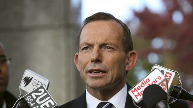 Future focus ... Tony Abbott wants six months full paid leave for new mothers.