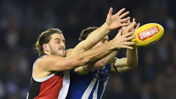 What a turn off: The Saints and Roos flattered to deceive on Friday night.