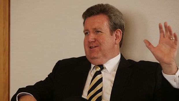 Accused of abandoning the West ...  Barry O'Farrell.