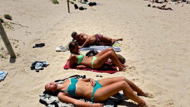 Beach lover: Australians can't say no to sand and surf.