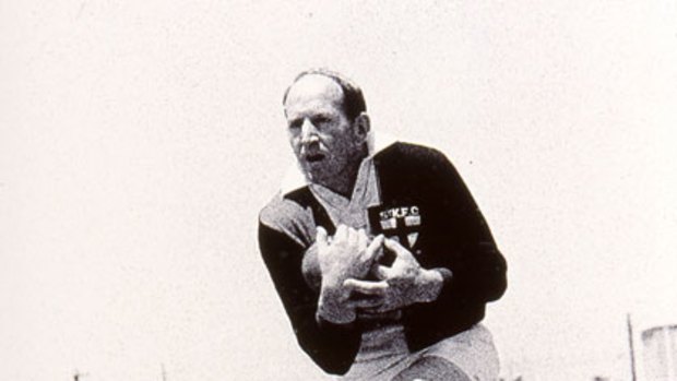 Darrel Baldock ... led the Saints to their solitary grand final victory.