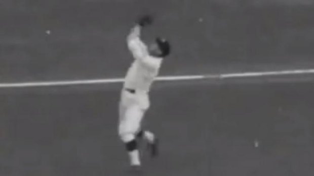 Rare footage ... the Senators get an easy out against the New York Giants during their 1923 World Series win.