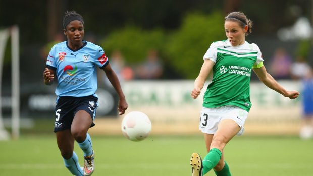 Canberra United defender Nicole Begg scored the match-winner against Sydney FC.