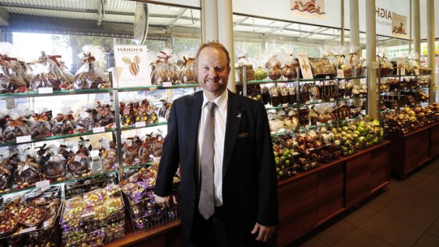 Niche operator: the chief executive of Haigh's Chocolates, Alister Haigh.