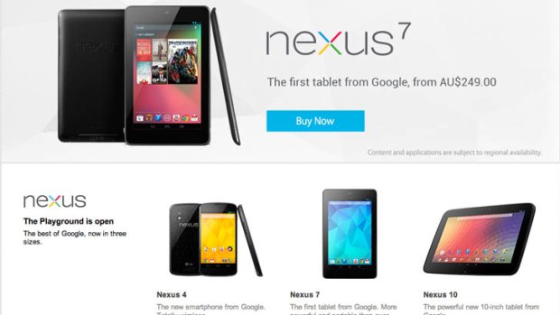 A number of new Google gadgets went on sales yesterday, some of which sold out.