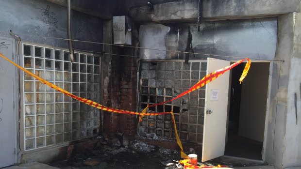The fire was believed to have started in two wheelie bins in a rear laneway. 