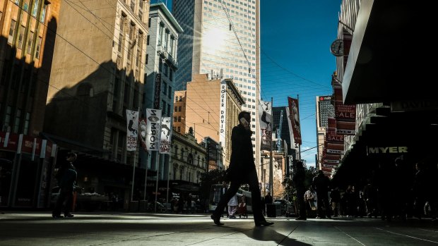 Bourke Street's mall attracts some of the highest per square metre rental rates in Australia.