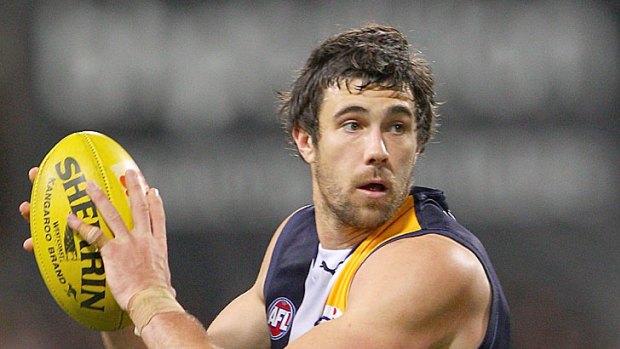 Josh Kennedy will miss this weekend's clash with Richmond due to an eye injury. Photo: Getty Images