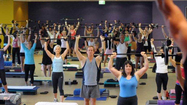 Hands up who's feeling the pinch ... Fitness First Australia has seen profit and members fall.