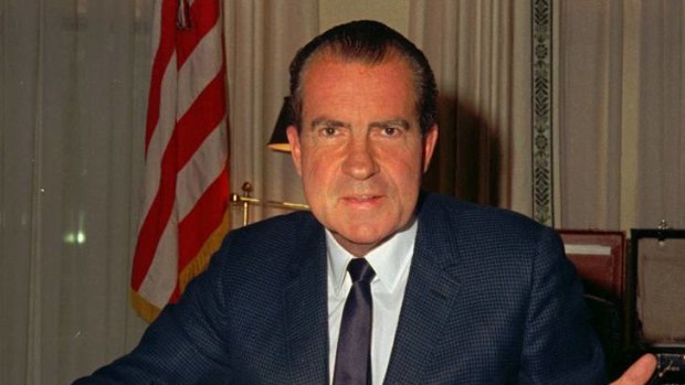 US President Richard Nixon, in 1969.