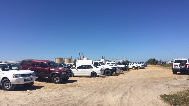 Tow trucks have been called recently to rescue cars bogged in overflow 'parking' at Leighton Beach. 