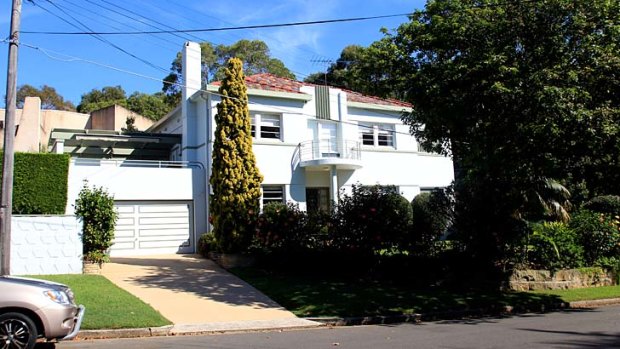 Moving out: Moses Obeid's Vaucluse home, which has been sold.