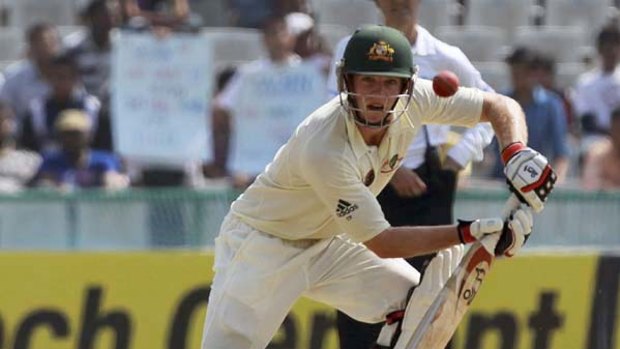 Tim Paine began cautiously, then widened his repertoire in the first Test against India.