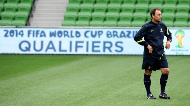Standing firm ... Socceroos boss Holger Osieck will not be pressured into selecting a host of youngsters for his squad.