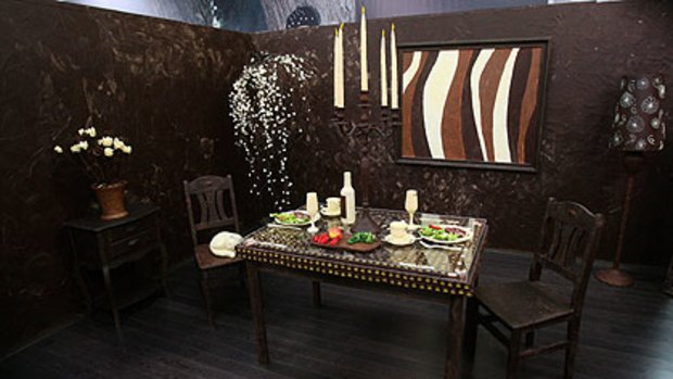 The chocolate room is 17-square-metres in size.