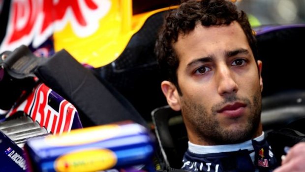 Daniel Ricciardo prepares for qualifying.