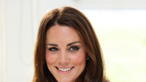 The Duchess of Cambridge let the secret slip out during a visit to a primary school in Oxford.