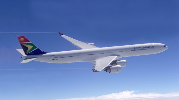 An Airbus A340-600, which like the Airbus A340-300, flies the Johannesburg-Perth route.