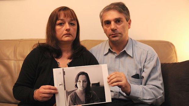 Devastated ... Sara's parents Mila and Pedrag Milosevic want answers.