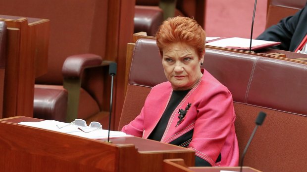 Senator Pauline Hanson won't be dismissed so easily.