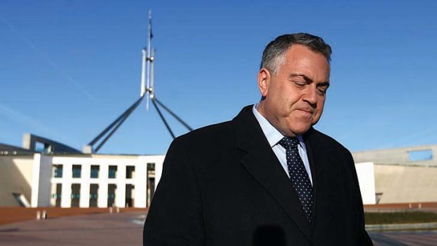 Federal Treasurer Joe Hockey after releasing his budget.