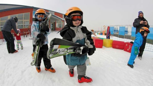 Slippery slope: Falls Creek ski school covers all ages.