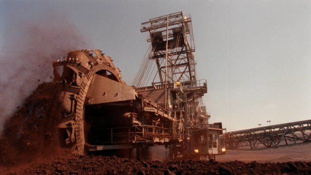 A brown coal mine in the Latrobe Valley