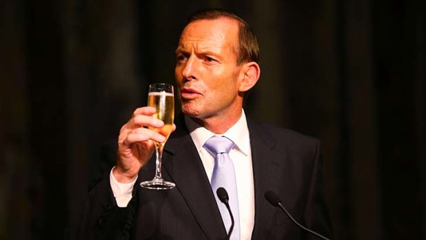 "Too much <i>Downton Abbey</i>?": Prime Minister Tony Abbott.