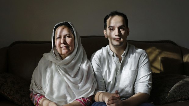 Shamim Syed, left, whose son Adnan was convicted for the 1999 murder of his ex-girlfriend alongside her son Yusef in her home  in Baltimore.