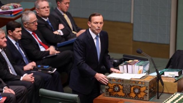 Tony Abbott went to great lengths to distinguish between the overwhelming majority of law-abiding Muslims and what he called "misguided and alienated" Australians.