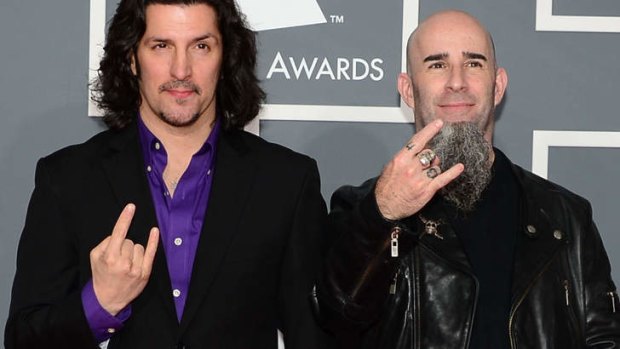 Members of the metal group Anthrax will be without Charlie Benante (not pictured) at Soundwave.